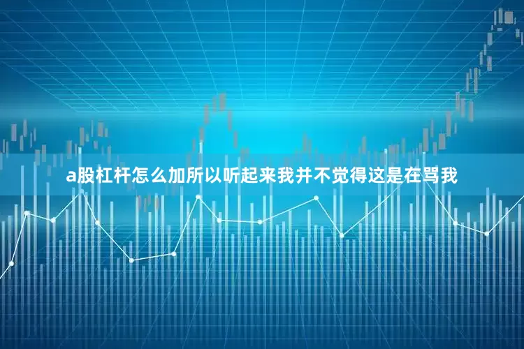 a股杠杆怎么加所以听起来我并不觉得这是在骂我