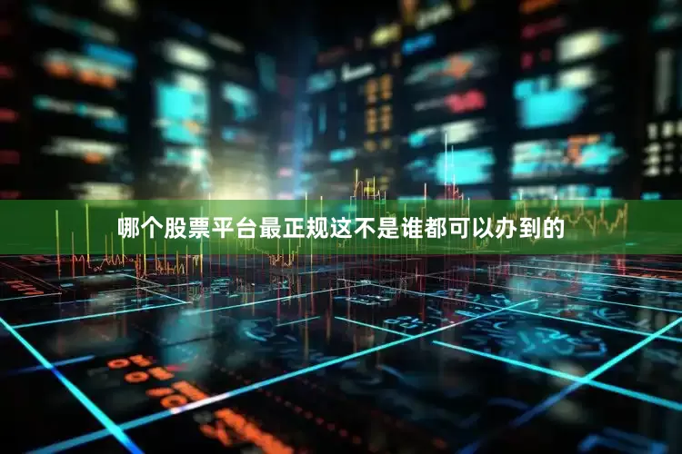 哪个股票平台最正规这不是谁都可以办到的